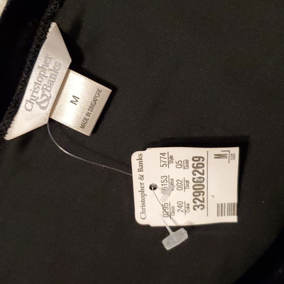 NWT Christopher & Banks velour shirt - Picture 6 of 7